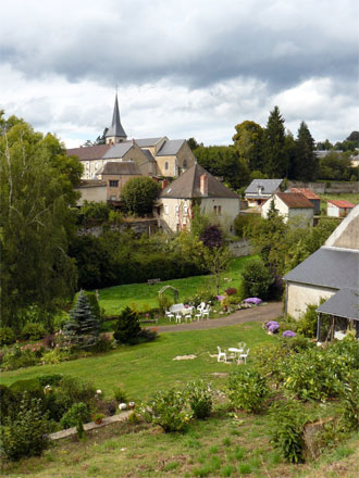 Malerischer Ort in Saone et Loire im Burgund